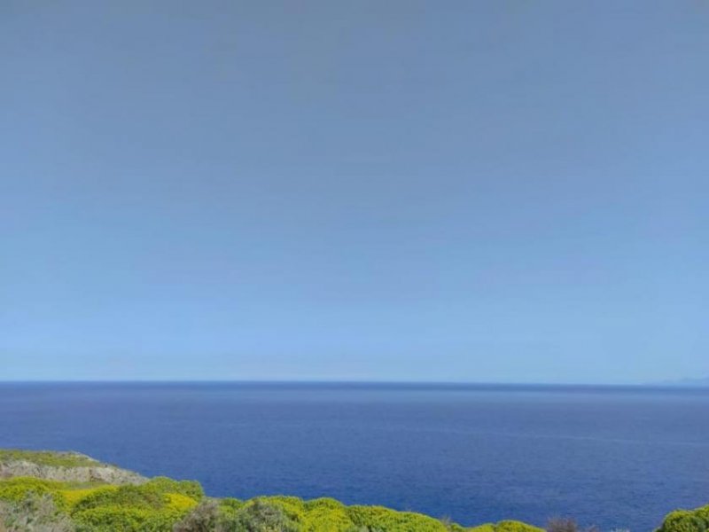 Omprogialos Kreta, Omprogialos: Grundstück mit unverbaubarem Meerblick zu verkaufen Grundstück kaufen